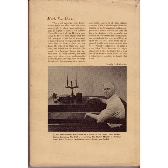 Religion in Wood: A Book of Shaker Furniture (1973, 4th Printing) HC/DJ - Picture 7 of 7